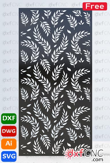 Free cnc tree design Leaf pattern – Download Free SVG & Dxf Fi - Dxf cnc