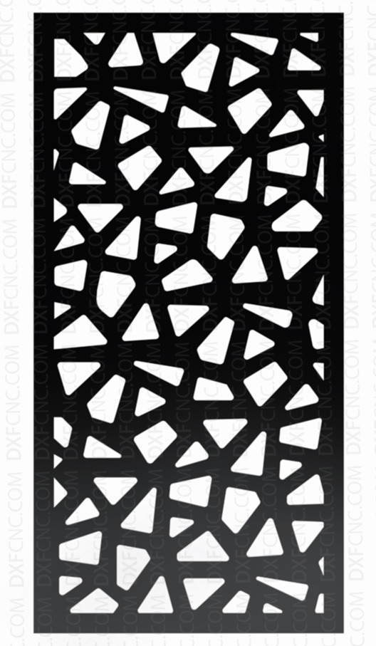 Pattern design for CNC Machine Decorative Metal Panel Free DXF and DWG Files