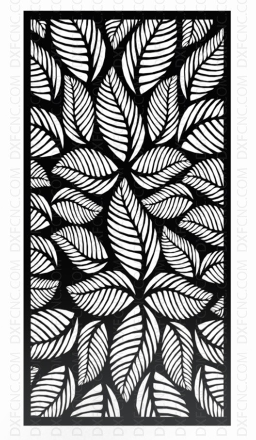 laser cut leaf design cnc steel metal template for leaf Free download