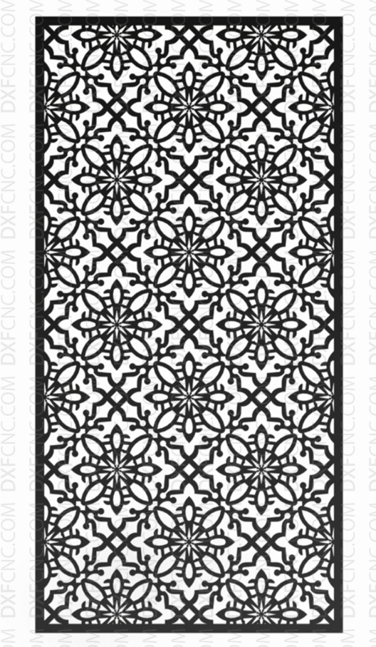 panel laser cutting wall design Template dxf File for free Download