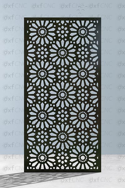 Decorative Metal Paneling islamic Vector Design laser Cut Free Dxf file