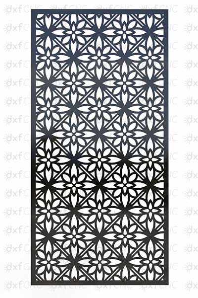 Decorative Screen Panel Metal Ready to Cut Dxf files plasma For Free