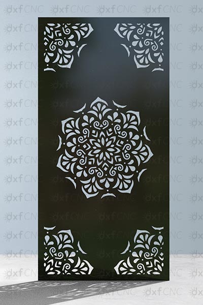 Front Door Modern Safety Door Design Free Dxf file CNC Laser