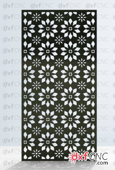 Free laser cut flowers Wall decorative pattern Design CNC Lase