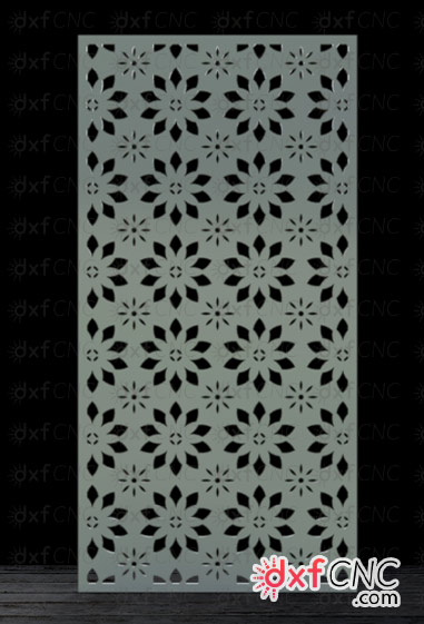 Free laser cut flowers Wall decorative pattern Design - CNC file