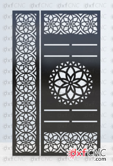 screen pattern door Download free dxf for cnc plasma cutting