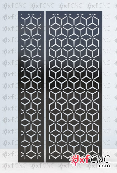 CNC Cut Design Files for Outdoor Metal Doors laser cut design