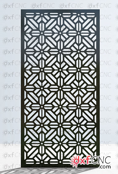 Download dxf free file for laser cut - modern security screen door