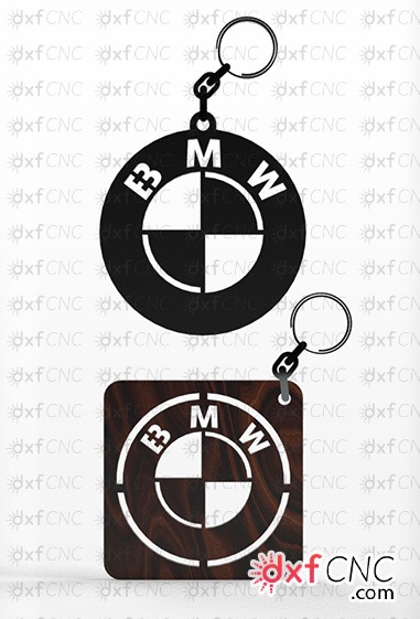 Laser Cut keychain for bmw key logo car Download Free Vector