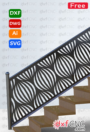 laser cutting staircase design for home Free CNC Dwg & Dxf files