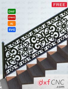 Laser Cut Metal Railings: Stunning Designs for Your Home Free dxf - Dxf CNC