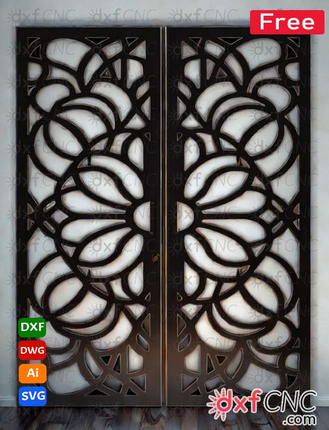 plasma CNC Machine Grill Gates Free DXF Designs Download Now