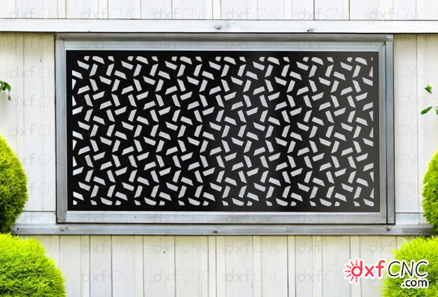 Free Metal Paneling Window Frame or Wall Art cutting with laser