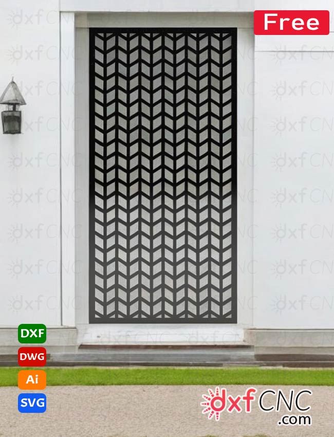 steel Metal Grill diamond pattern Design CNC Free DXF File