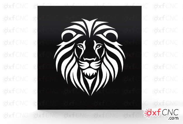 Decorative Metal Lion Head Wall Art Design Laser Cut