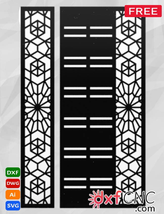 Door decorative pattern wall screen Download free